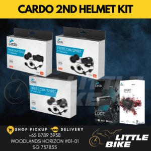 Cardo 2nd helmet audio kit mount cradle speaker mic mounting