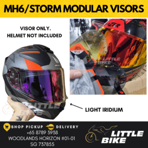 Modular helmet pinlock antifog & visor