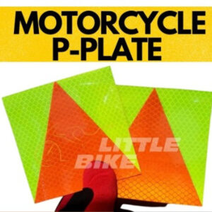 P-plate reflective sticker for 2b motorcycle motorbike (1pc)