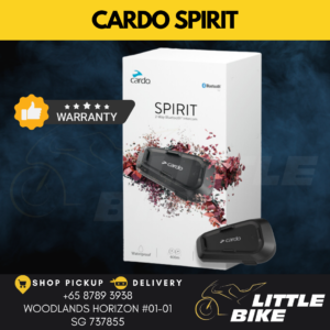 Cardo packtalk Spirit Single / duo motorcycle helmet Bluetooth intercom
