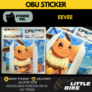 OBU motorcycle sticker EEVEE decal vinyl skin wrap
