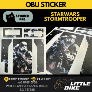 OBU motorcycle sticker STARWARS STORMTROOPER decal vinyl skin wrap