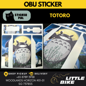 OBU motorcycle sticker TOTORO decal vinyl skin wrap