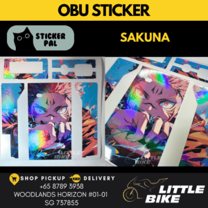 OBU motorcycle sticker SAKUNA decal vinyl skin wrap