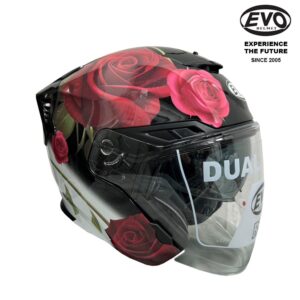 PSB Approved Motorcycle helmet EVO RS9 Roses