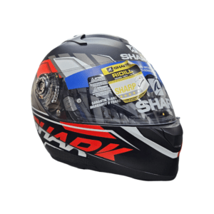 Shark Ridill Gloss Black white Red