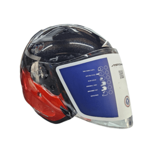 Astone 2Tone Red PSB approved Motorcycle Helmet