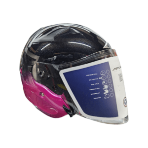 Astone 2Tone Pink PSB approved Motorcycle Helmet