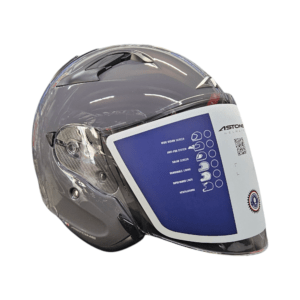 Astone Dark Grey PSB approved Motorcycle Helmet
