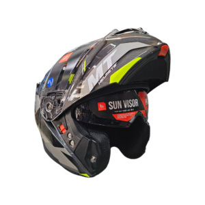 MT Helmets Storm SV ST-One C3 Gloss Fluor Yellow