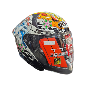 PSB Approved KYT TTR-JET Nishigikoi Double visor Sun visor Motorcycle helmet