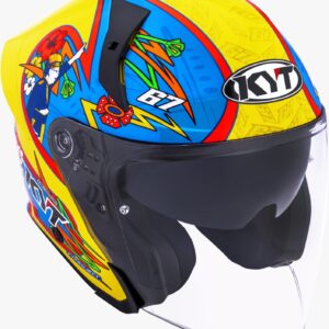 PSB Approved KYT TTR-JET Merdeka Double visor Sun visor Motorcycle helmet