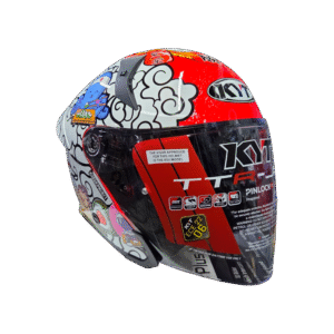 PSB Approved KYT TTR-JET SUSHI TIME Double visor Sun visor Motorcycle helmet