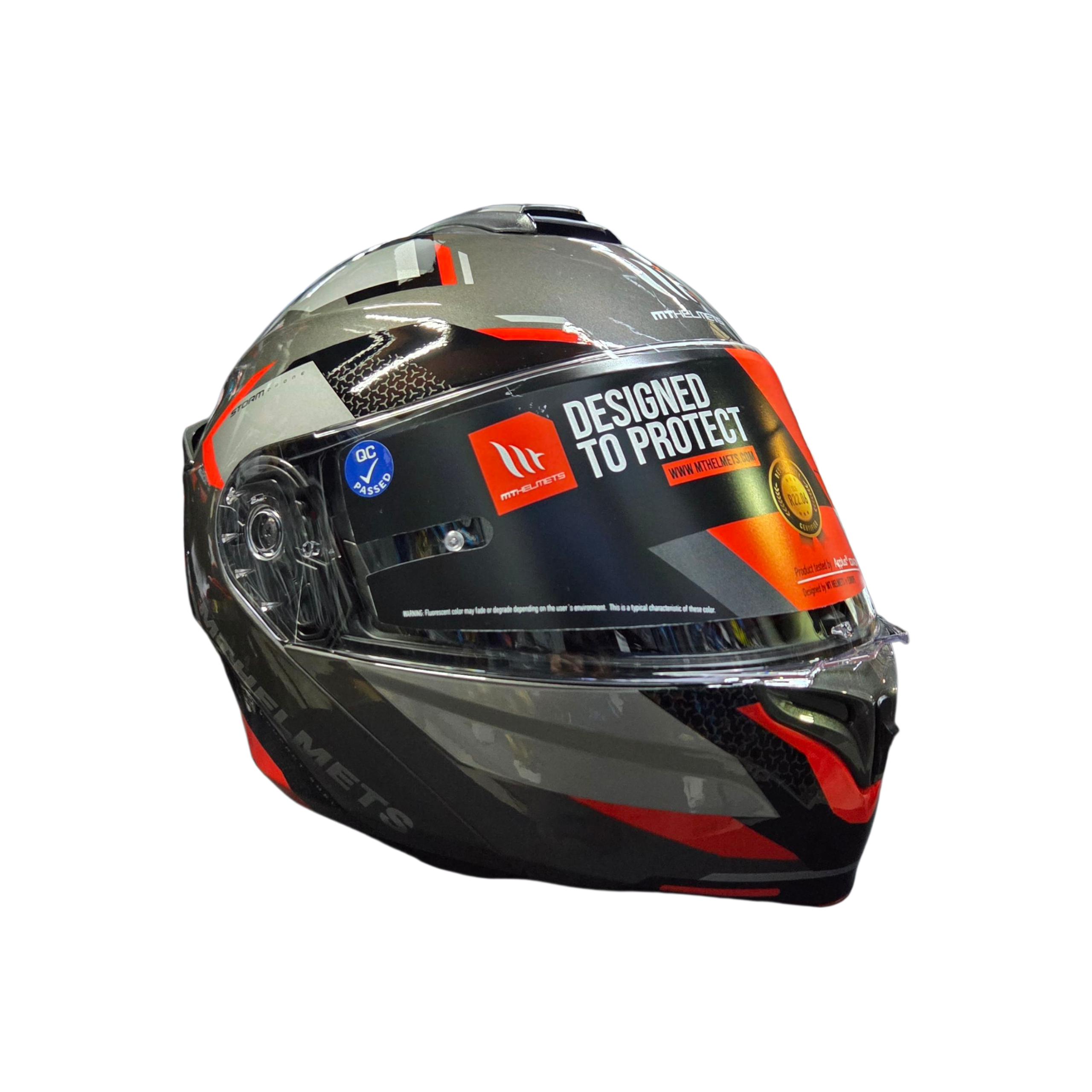 MT HELMET Storm SV Drone D5 Gloss red