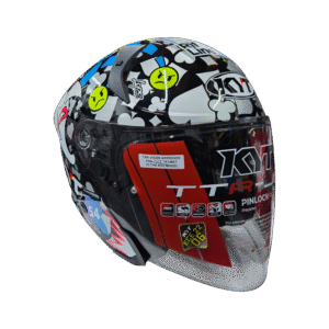 PSB Approved KYT TTR-JET Riccardo Rossi Double visor Sun visor Motorcycle helmet