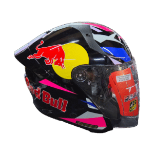 ECE 22.06 KYT TTR-JET LIMITED EDTION RED BULL Double visor Sun visor