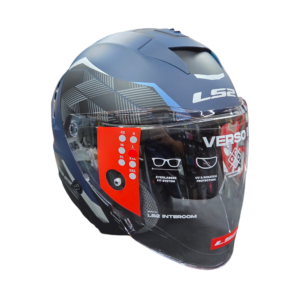 LS2 Verso 2 AIR Matt Blue Motorcycle helmet ECE22.06