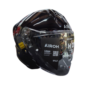 Airoh H21 jet helmet Gloss black ECE22.06