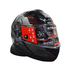 LS2 Strobe 2 Code Black Grey Motorcycle helmet ECE22.06