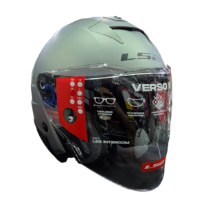LS2 Verso 2 Matt titanium Motorcycle helmet ECE22.06