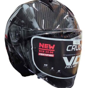 VLT CRUZA Gloss 3k Carbon Skin Helmet ECE22.06